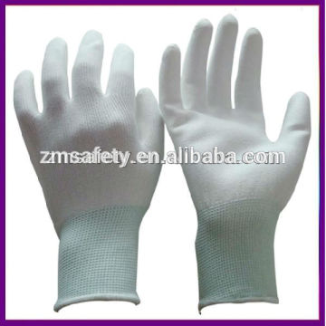 Bon prix PU tricoté en nylon gants tricotés